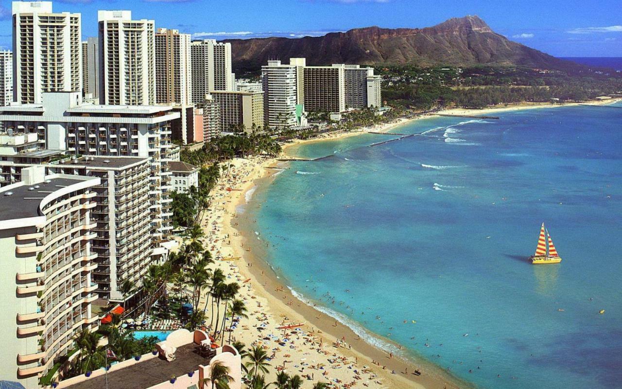 Ferienwohnung Studio At Ala Moana With Ocean Views Honolulu Exterior foto